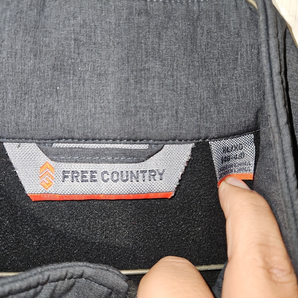 Free Country Men's Dark Gray Jacket - Picture 2 of 3